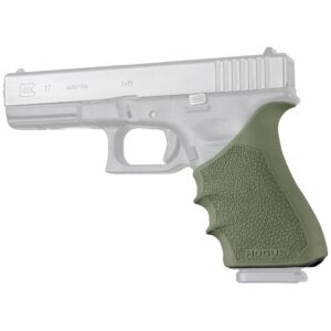 Hogue Handall Beavertail Grip Sleeve For Glock Gen 3/4 - OD Green